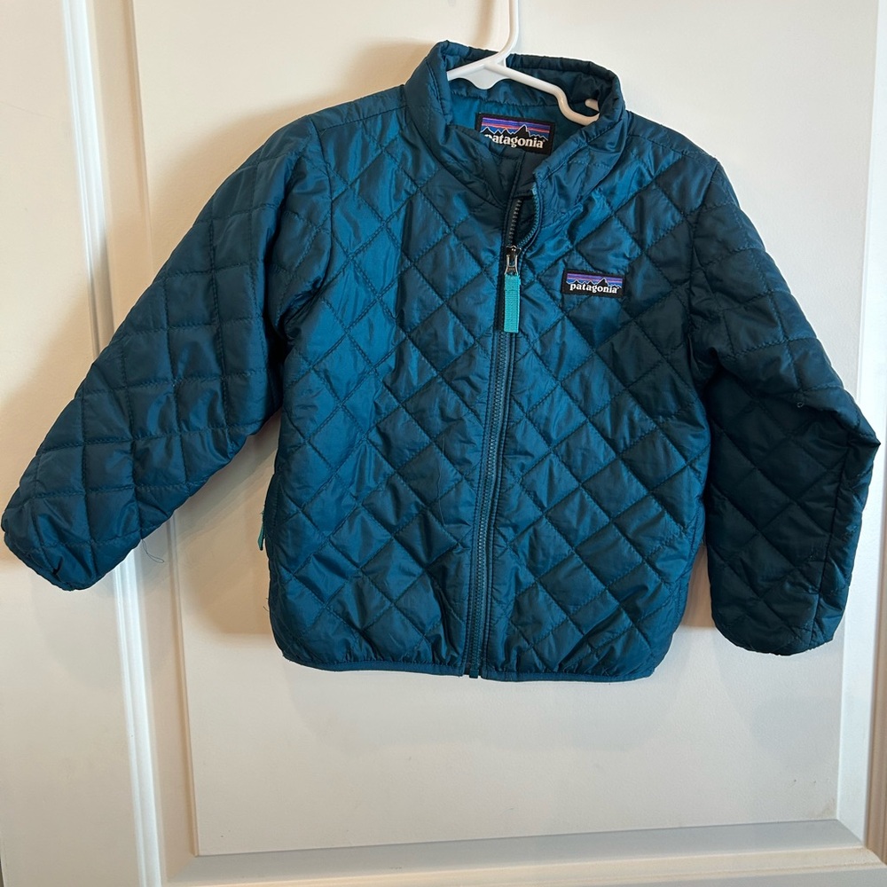 Patagonia Dark Teal Quilted Jacket